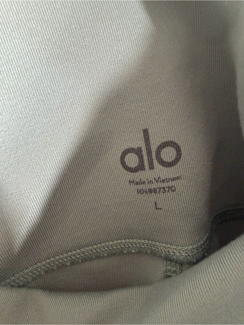 Alo Yoga High-Waist Airbrush Legging in Botanical Green – Size L - Picture 6 of 7